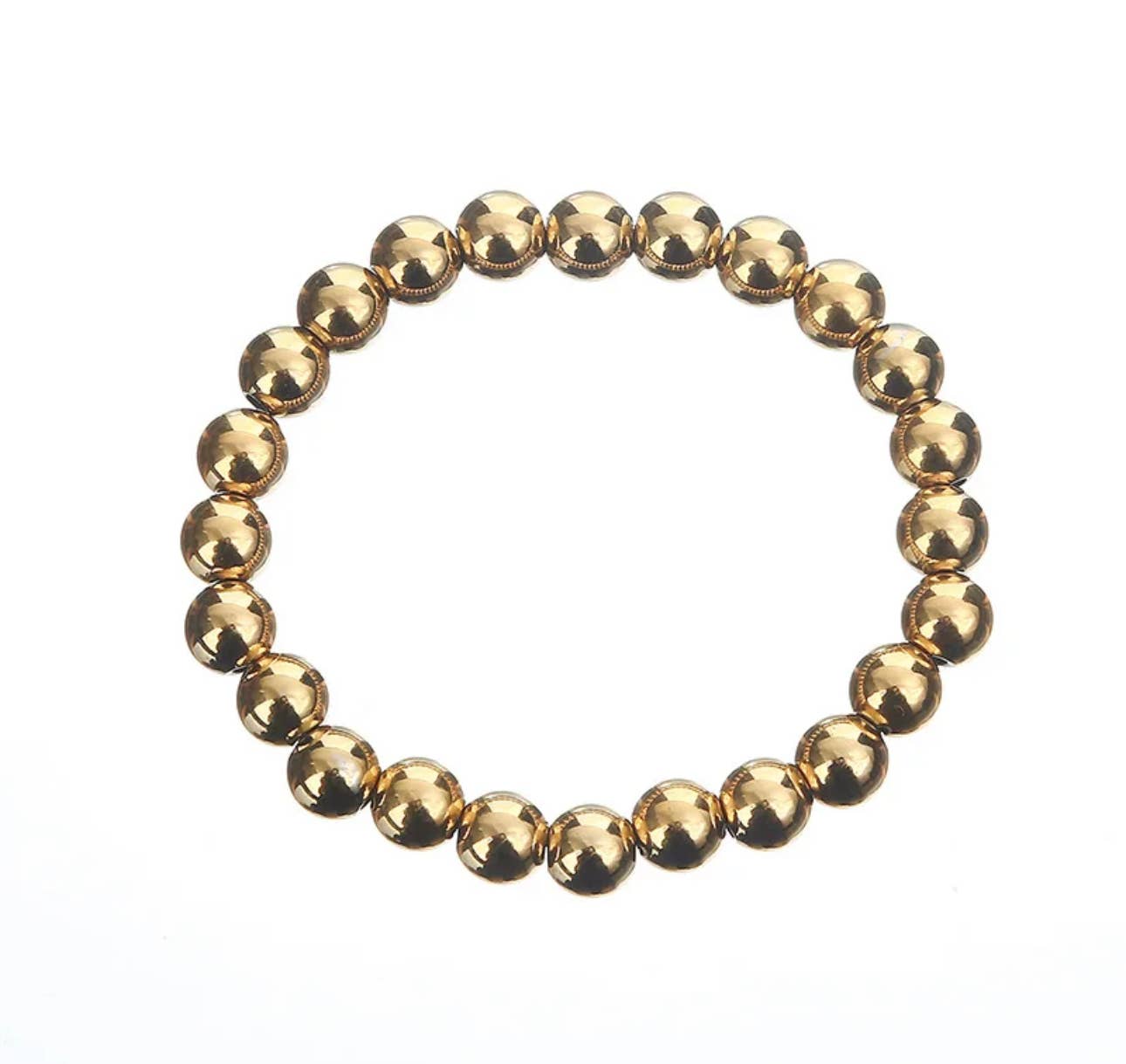 24k Gold Plated Bracelet Collection: 10 mm