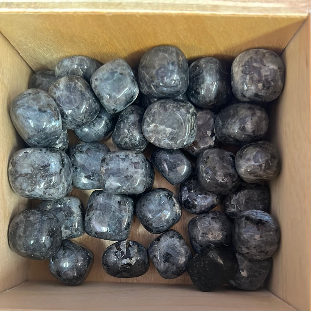 Tumbled Larvikite