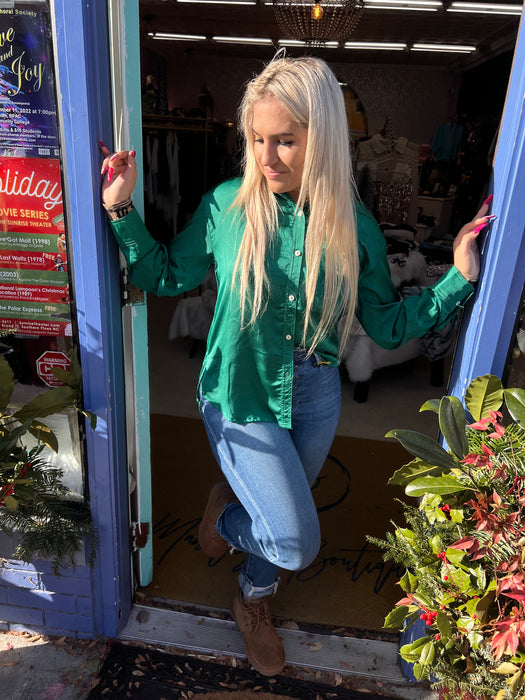 Dark Green Top