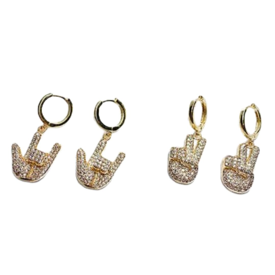 Lauren Kenzie, LLC - Golden Huggie Hoops