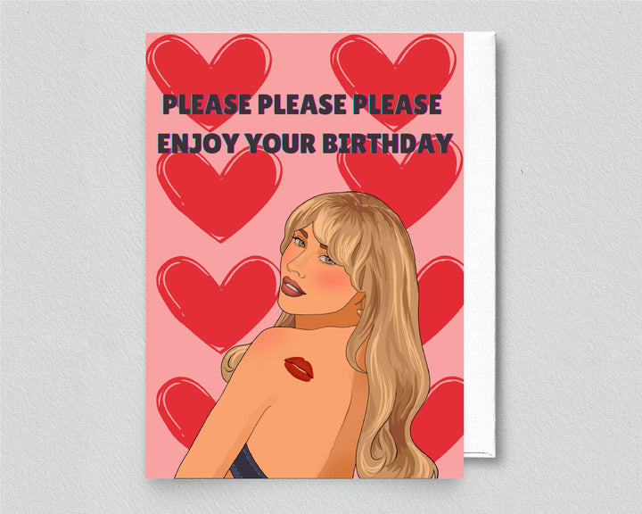 Sabrina Carpenter Birthday Card