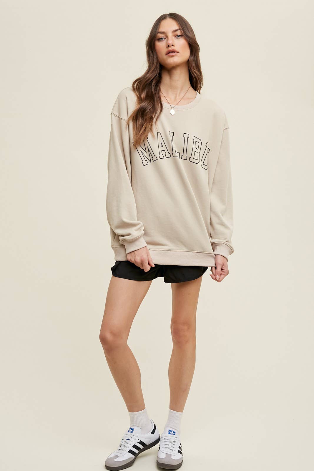 Malibu Oversized French Terry Pullover