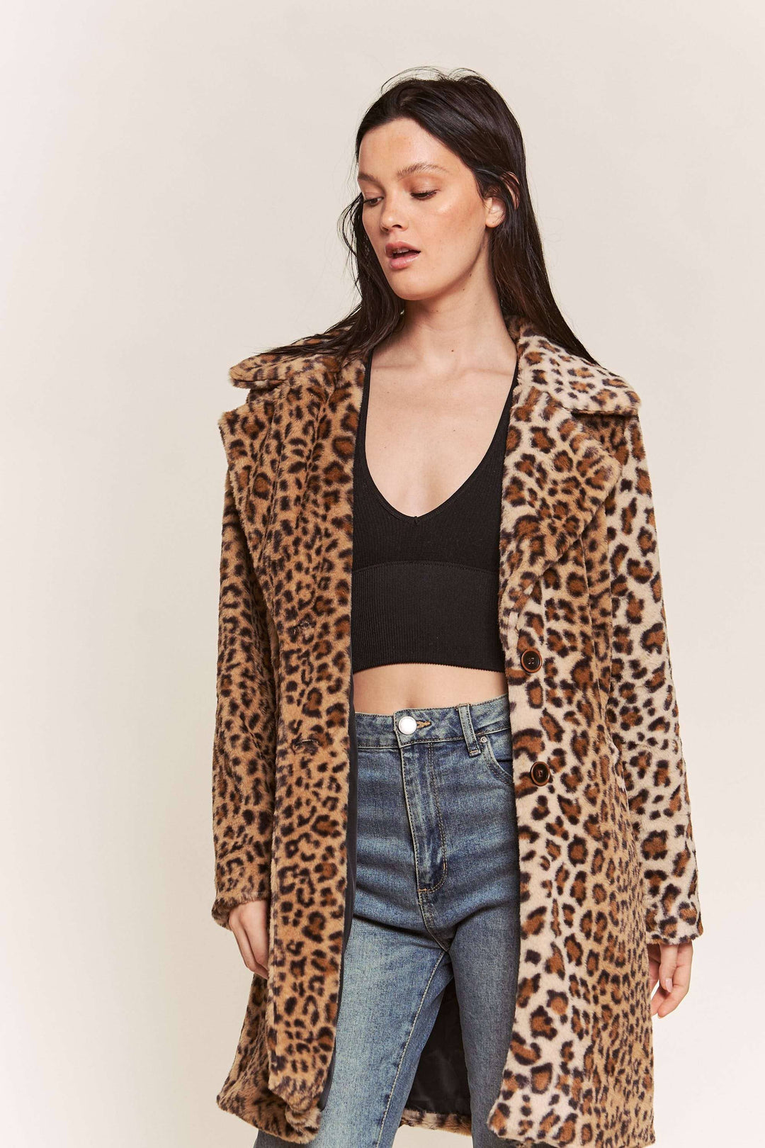 LEOPARD FAUX FUR