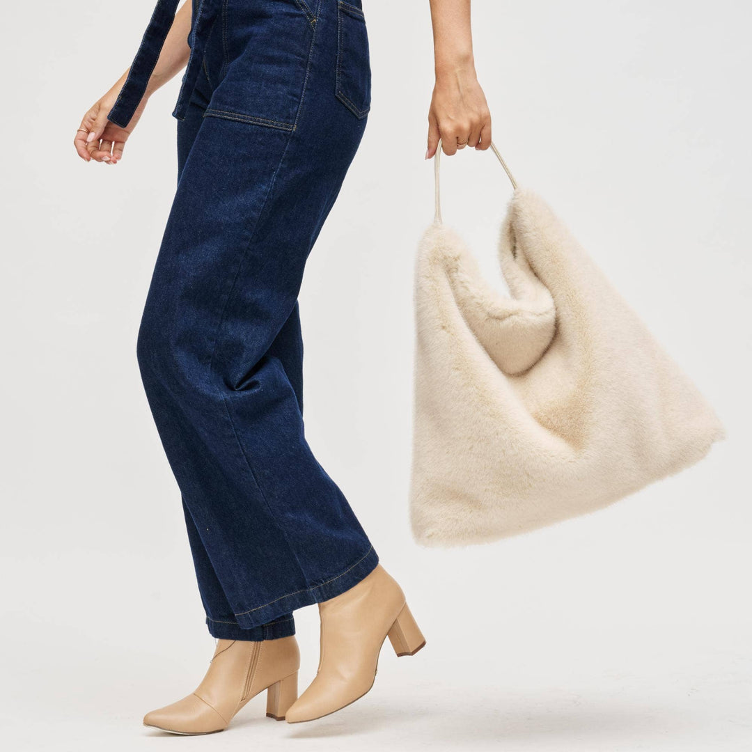 Faux Fur Hobo Bag