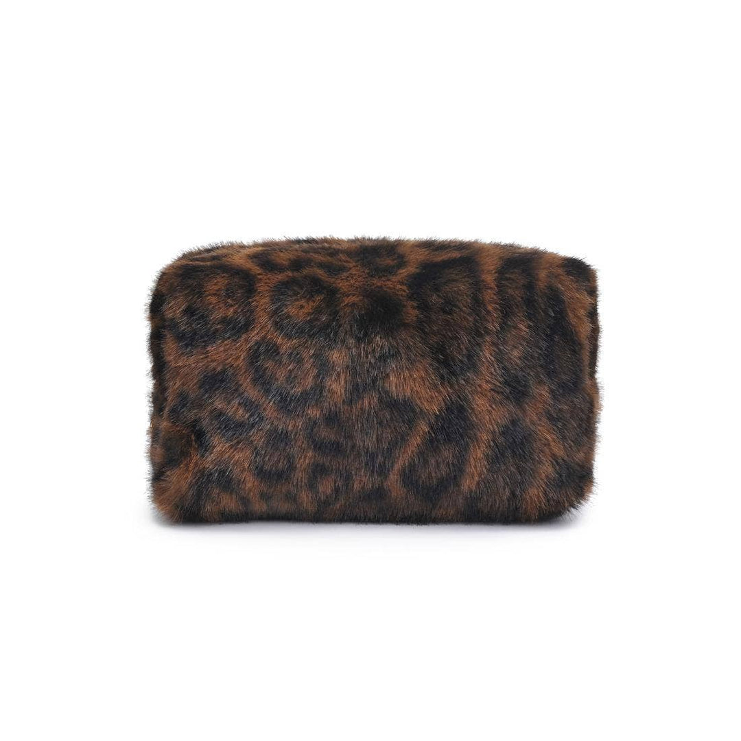 Leopard Luxe Cosmetic Pouch: Leopard