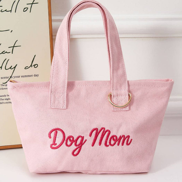 Fashion City - Mom Dog Mini Tote With Key Ring Holder: 2706 / One Size
