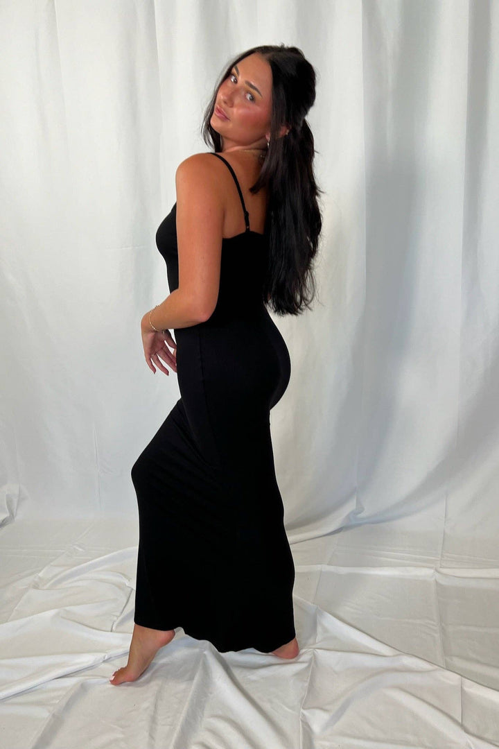 My Go-To Slip Dress: Black