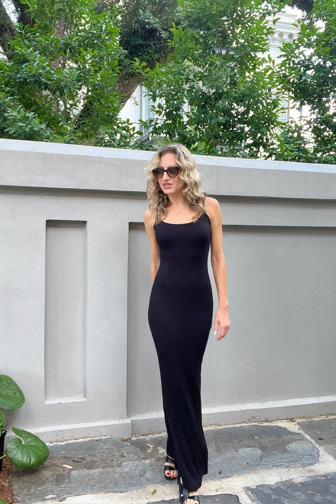 My Go-To Slip Dress: Black