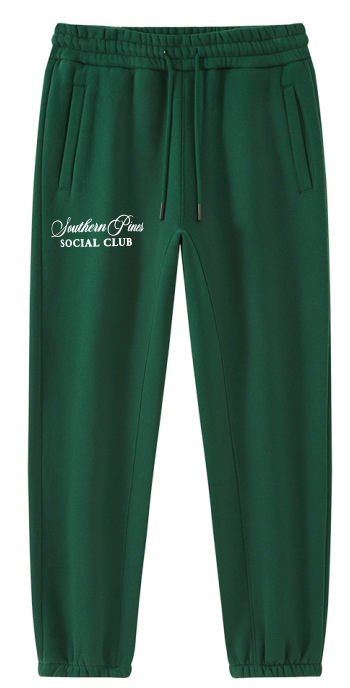 Limited Edition Souther Pines Social Club Jogger  (Evergreen)