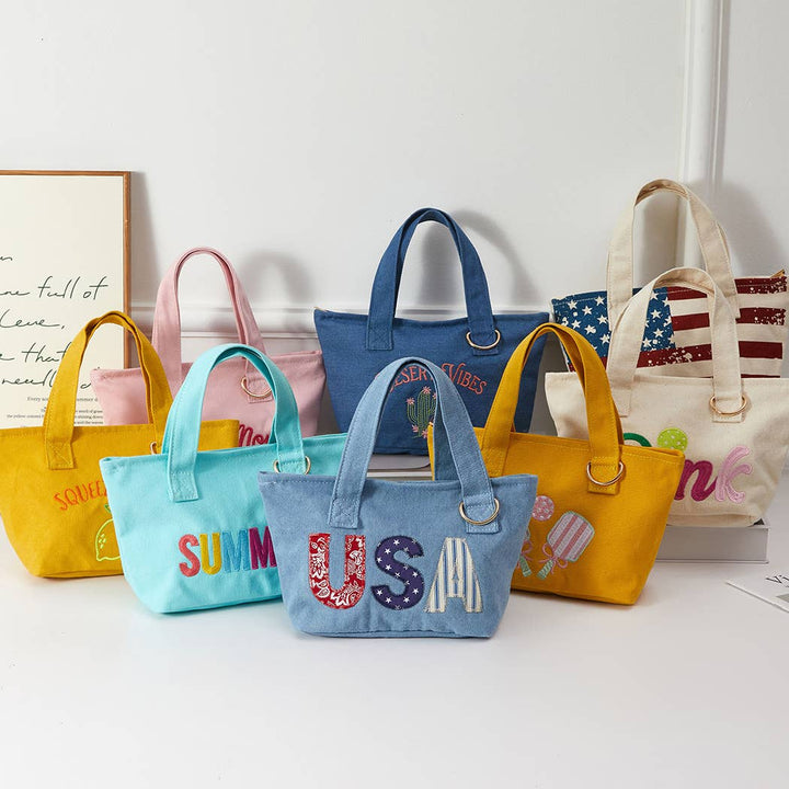 Fashion City - Mom Dog Mini Tote With Key Ring Holder: 2706 / One Size