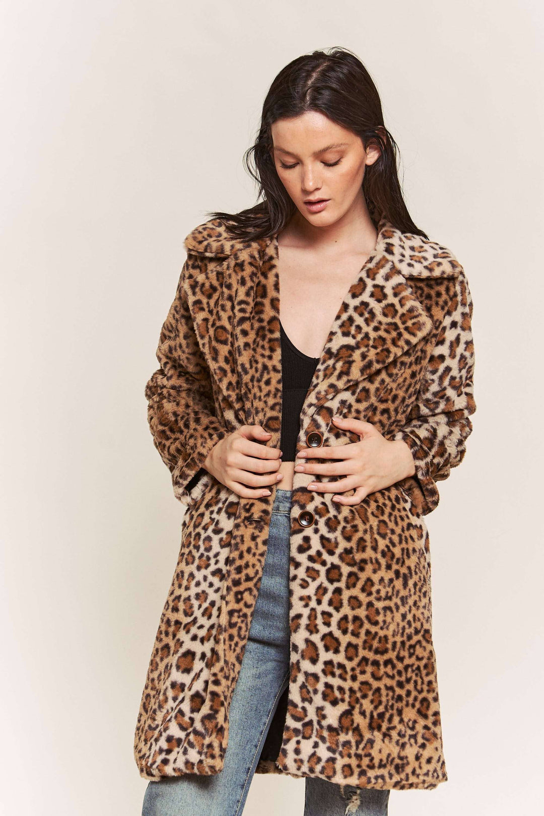 LEOPARD FAUX FUR