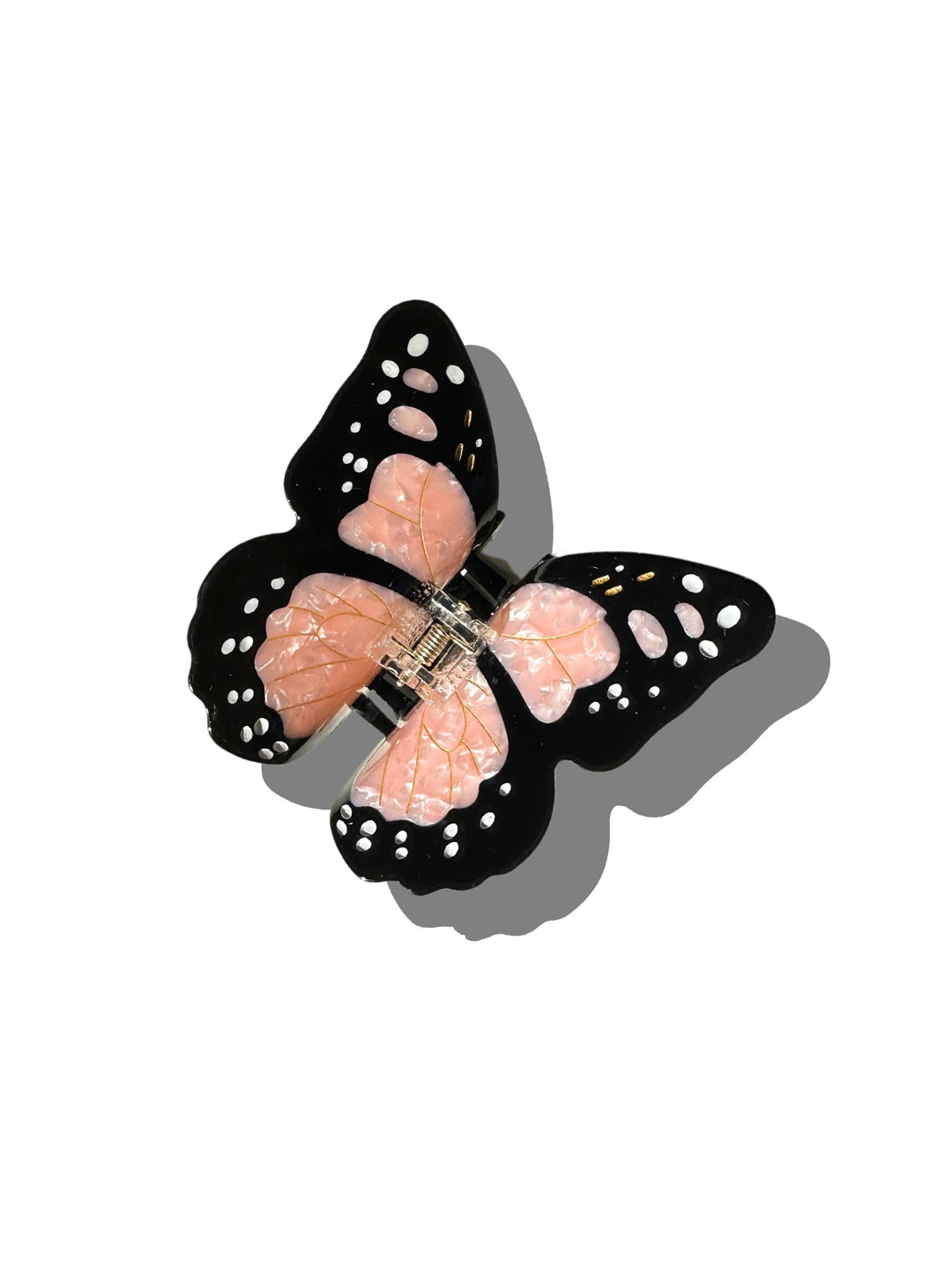 Hand-painted Monarch Butterfly Claw Hair Clip | Eco-Friendly: Pale Blue