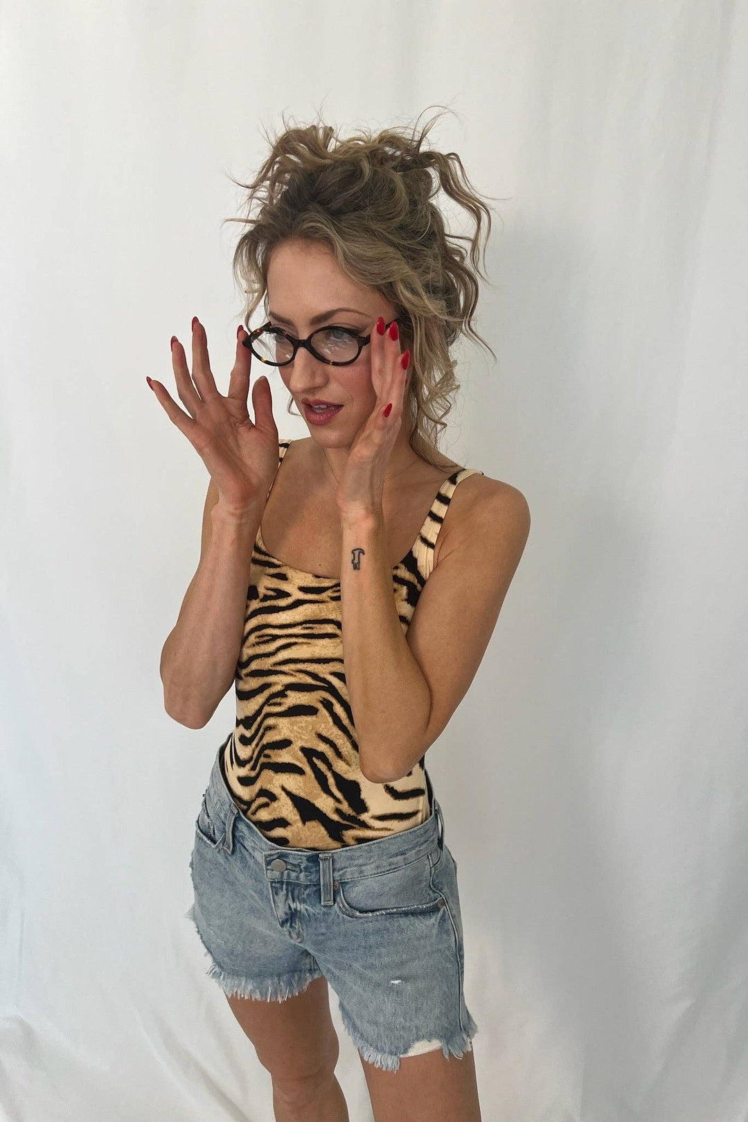 Butter Me Up Lace Boyshort ~ Tiger: Tiger