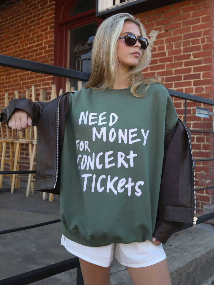 CONCERT TICKETS SWEATSHIRT