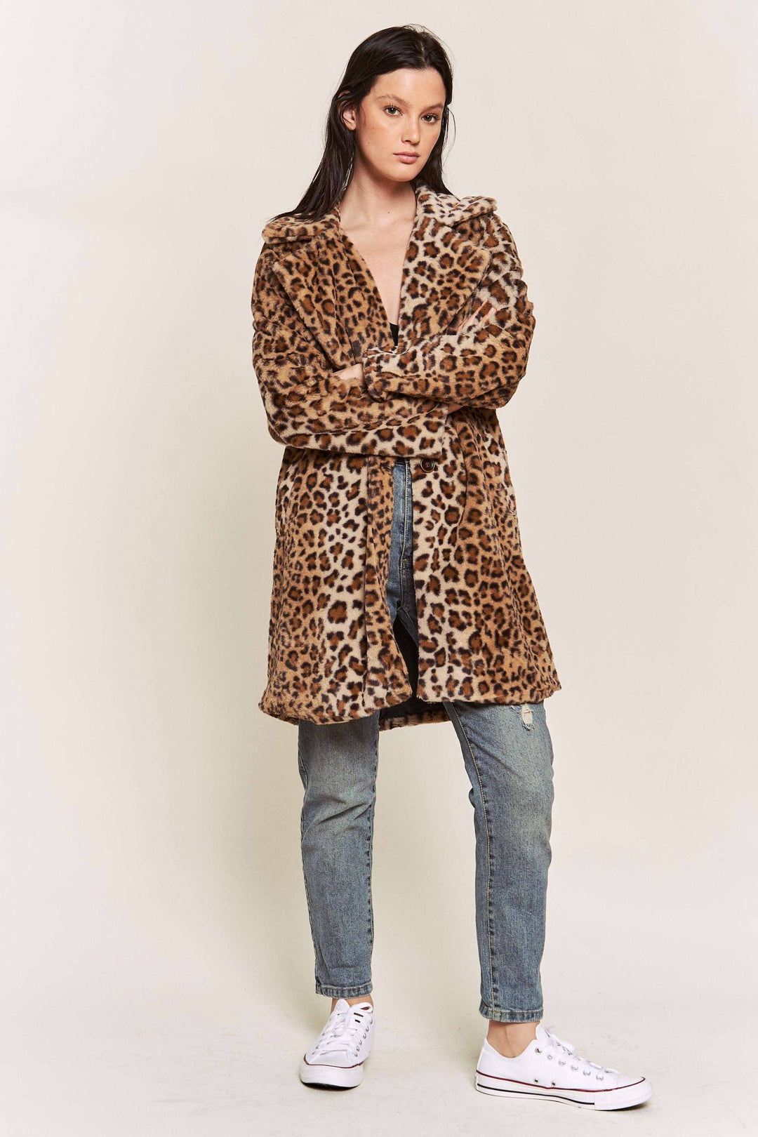 LEOPARD FAUX FUR