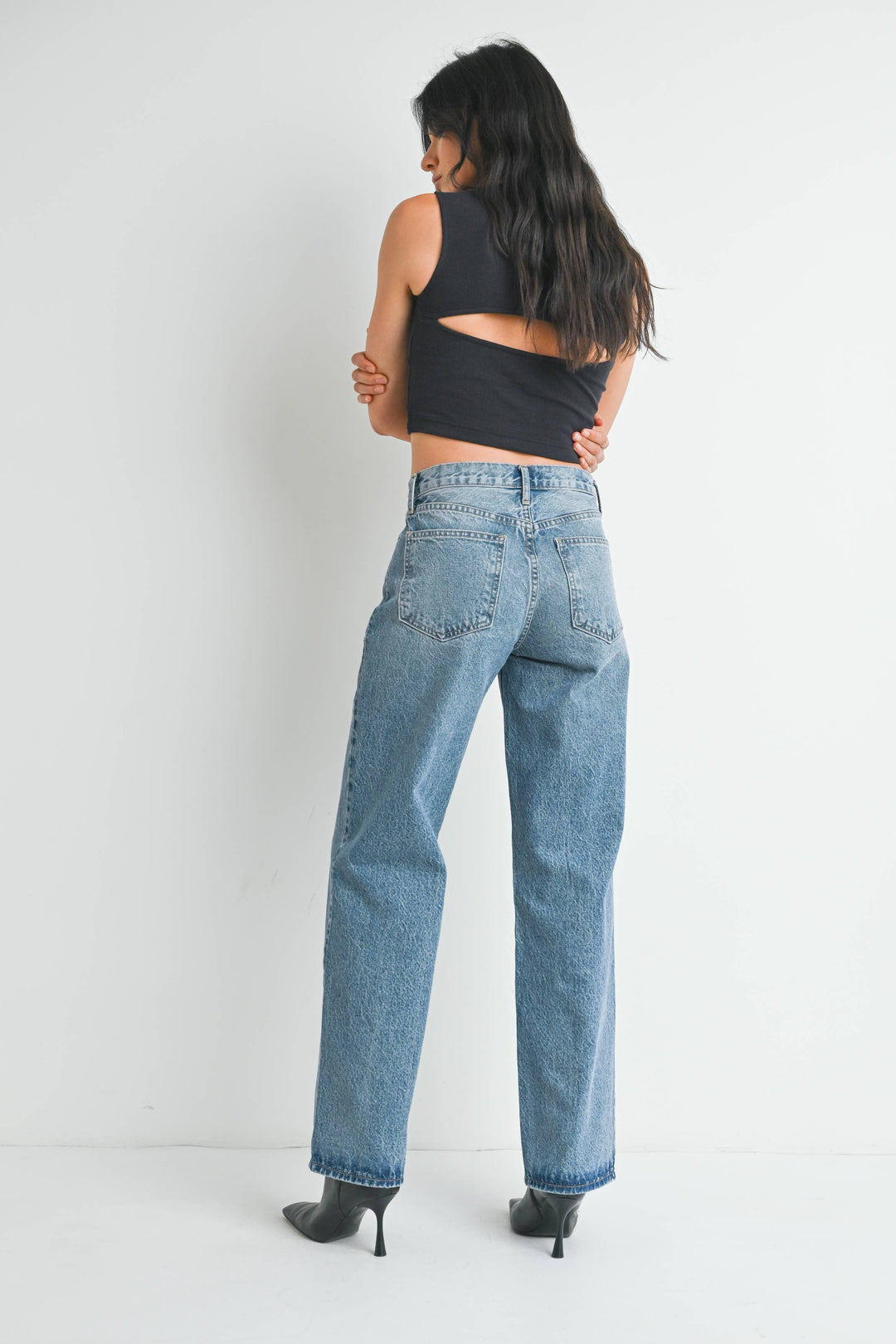 JUST BLACK DENIM - Relaxed Straight