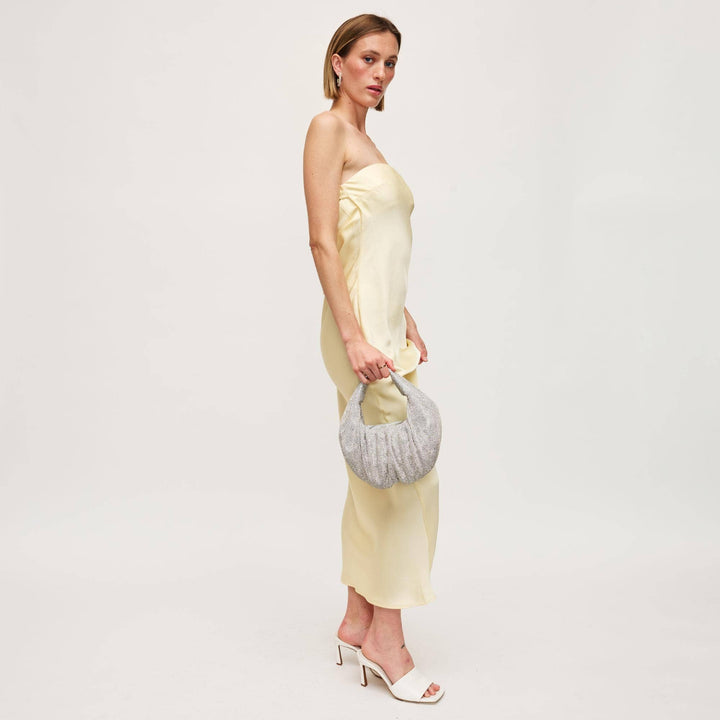 Arianna Evening Bag: Silver