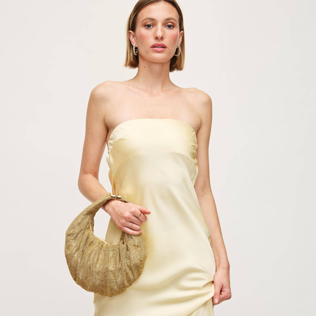 Arianna Evening Bag: Silver