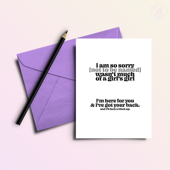 I Got Your Back- Funny Friendship Card