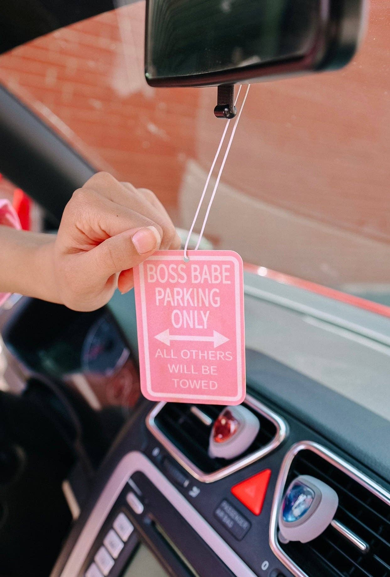 The Front Porch Label - Boss Babe Parking Air Freshener