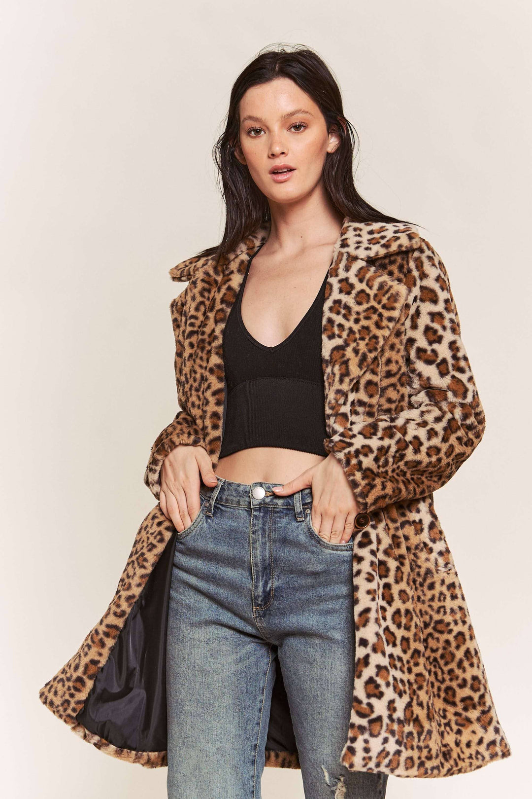 LEOPARD FAUX FUR