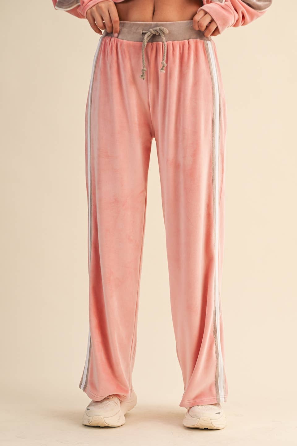 Velour Tracksuit Side Stripe - JACKET