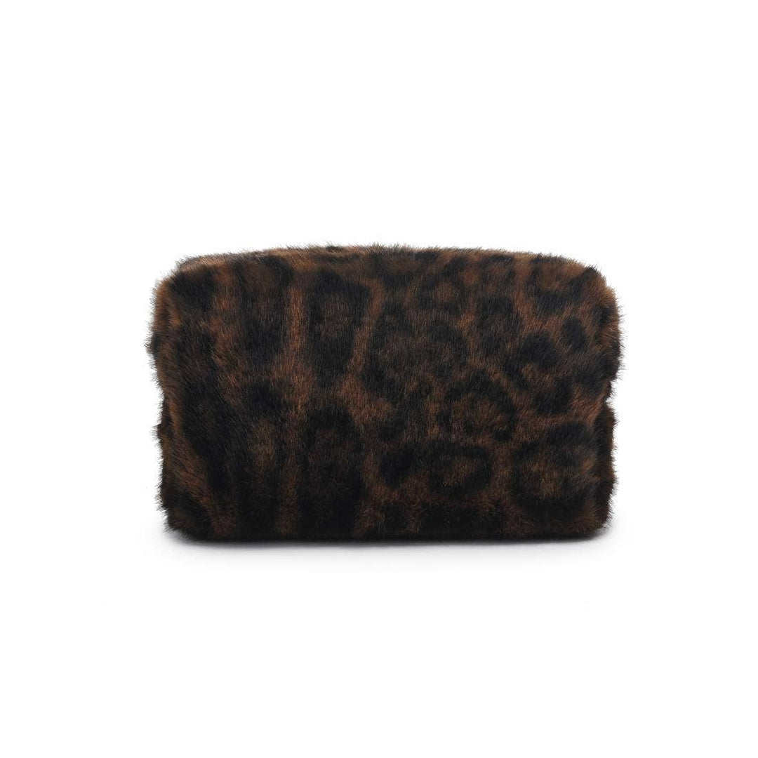 Leopard Luxe Cosmetic Pouch: Leopard