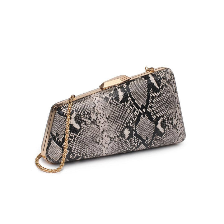 Irene - Snake Asymmetrical Evening Bag: Multi