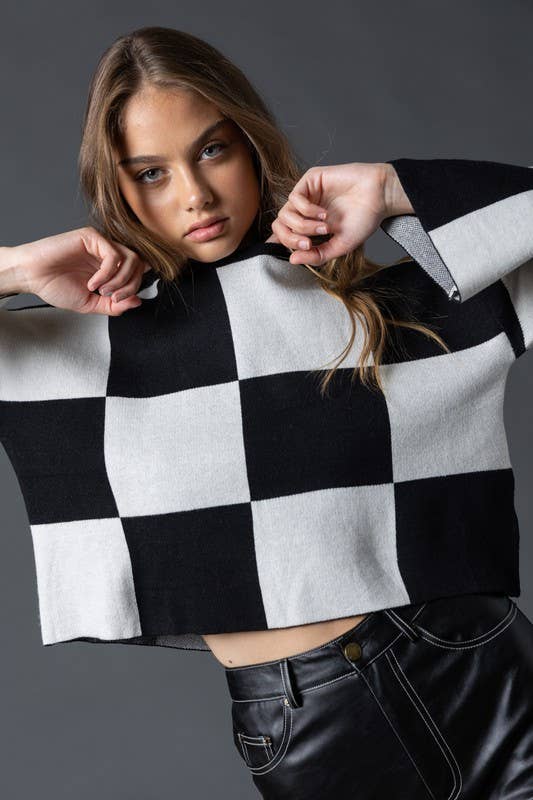 Checkered Sweater