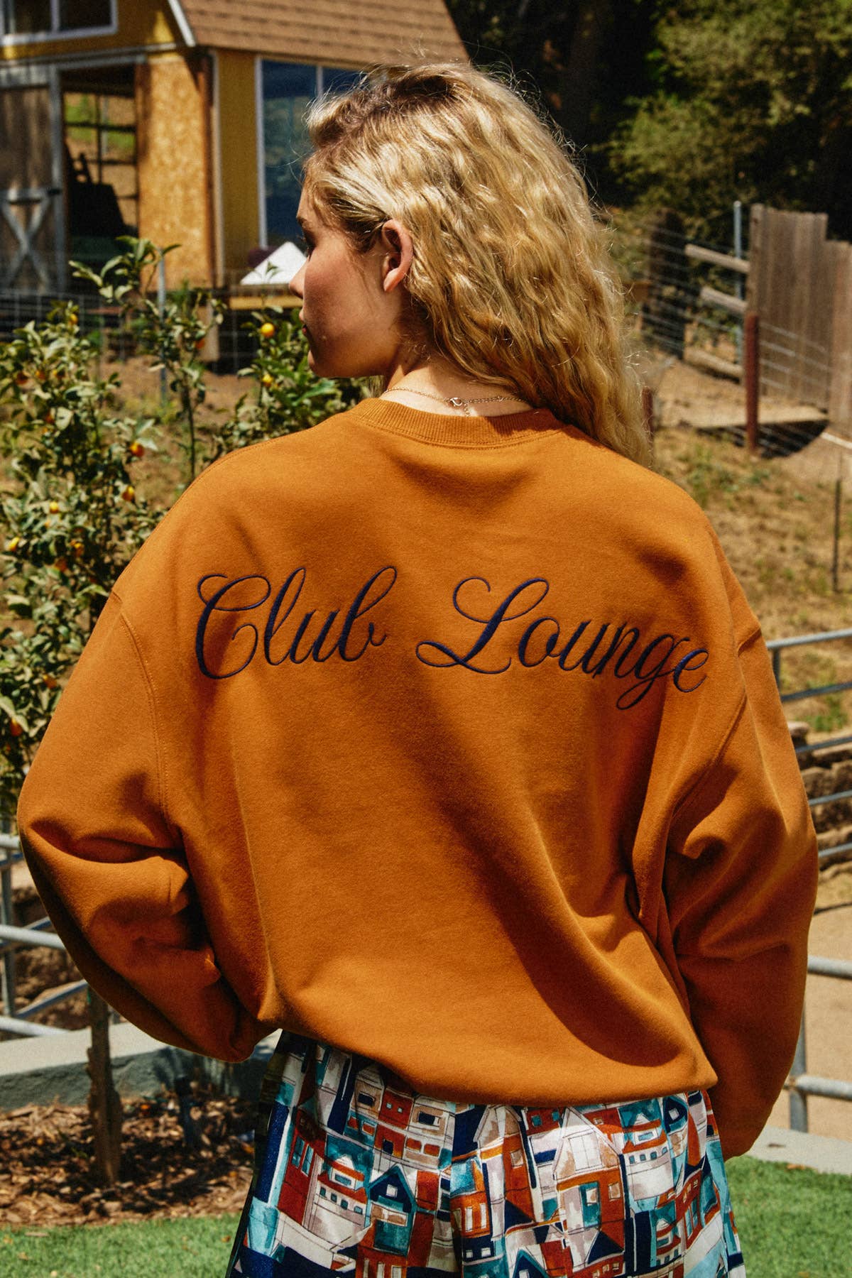 Portofino Italy Relaxed Sweatshirt: TOFFEE