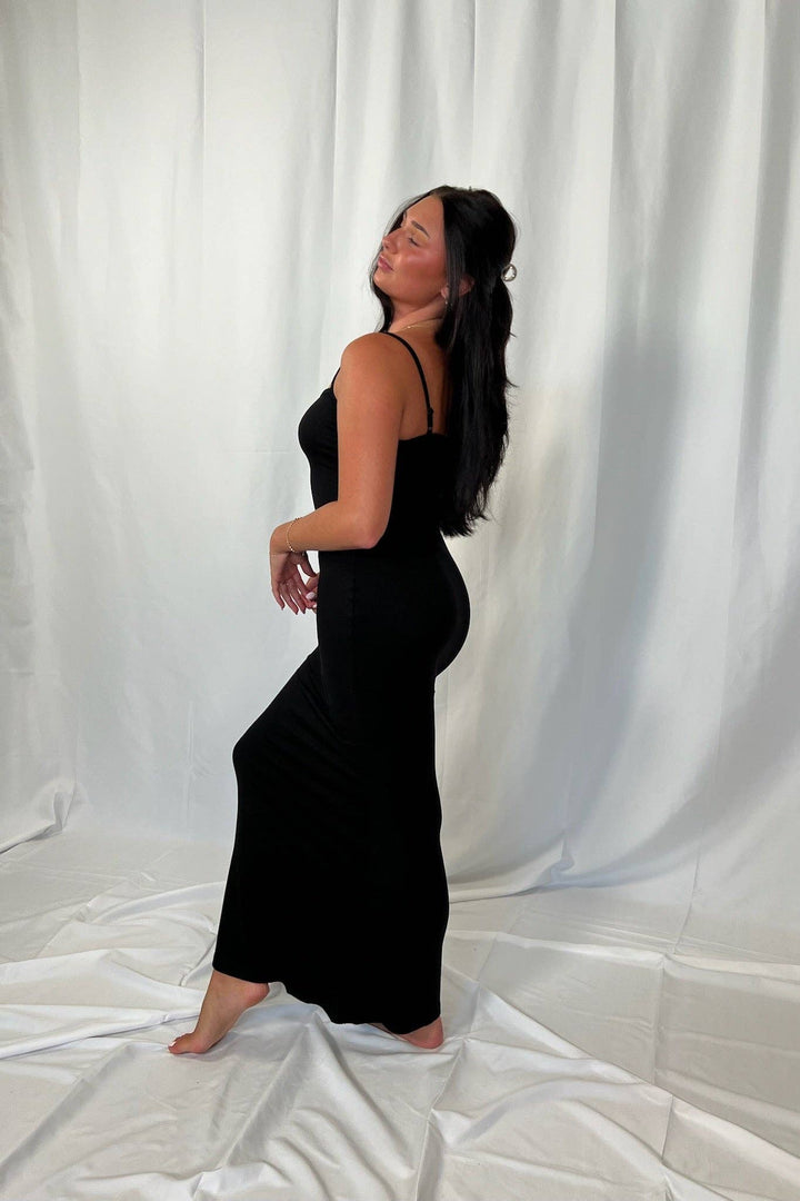 My Go-To Slip Dress: Black