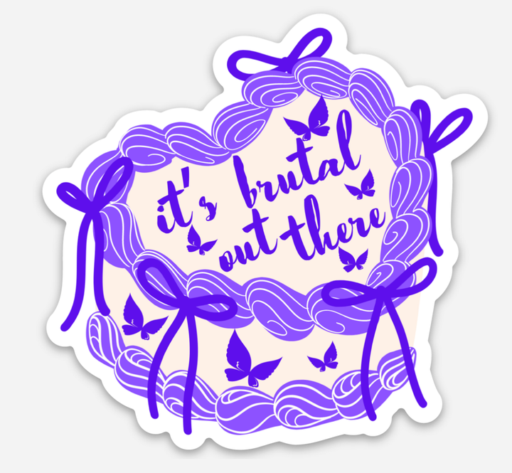 It's Brutal Out Here Olivia Sticker (Olivia Rodrigo)