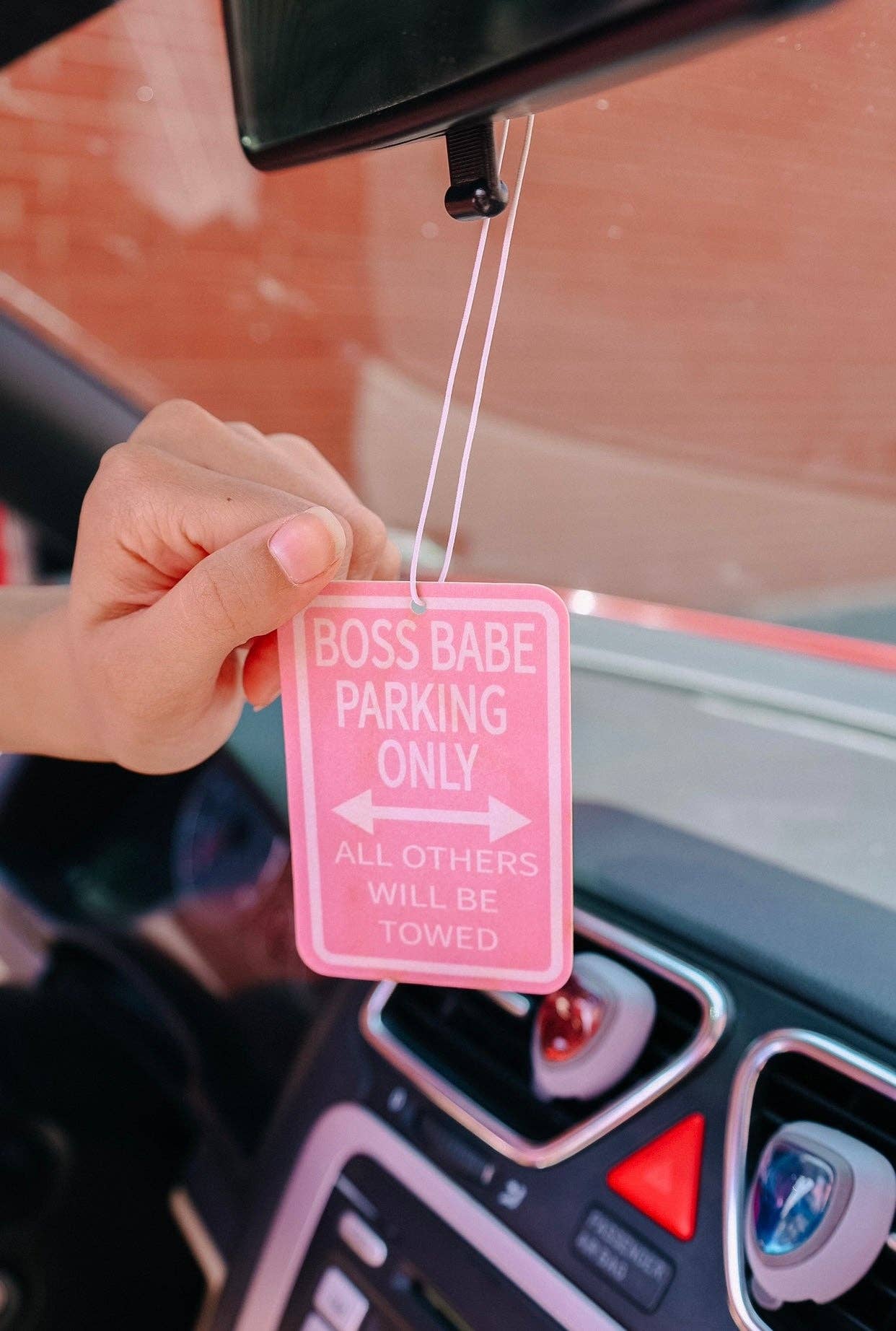 The Front Porch Label - Boss Babe Parking Air Freshener