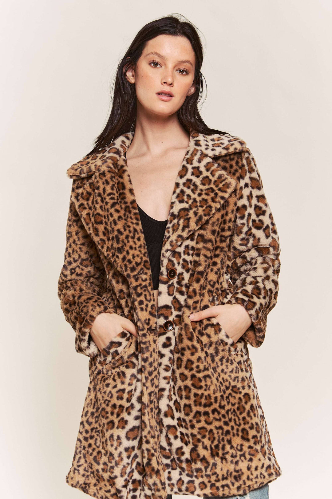 LEOPARD FAUX FUR