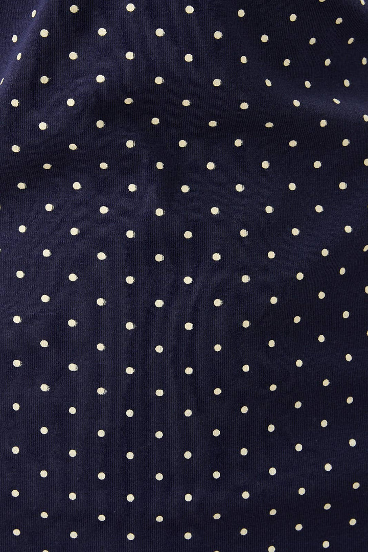 POLKA DOT BUTTON DOWN LONG SLEEVE CARDIGAN