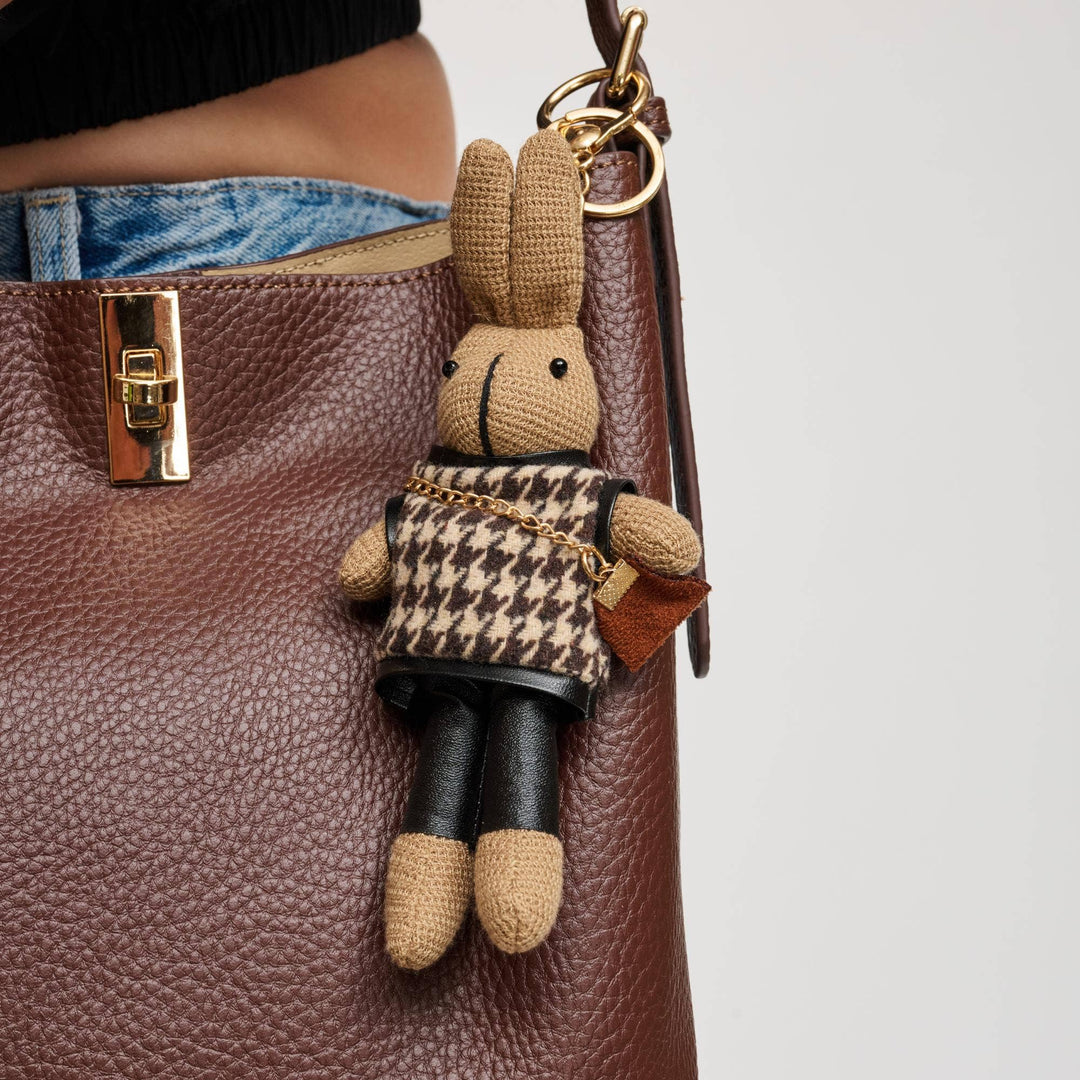 Kyle Keychain Charm: Brown