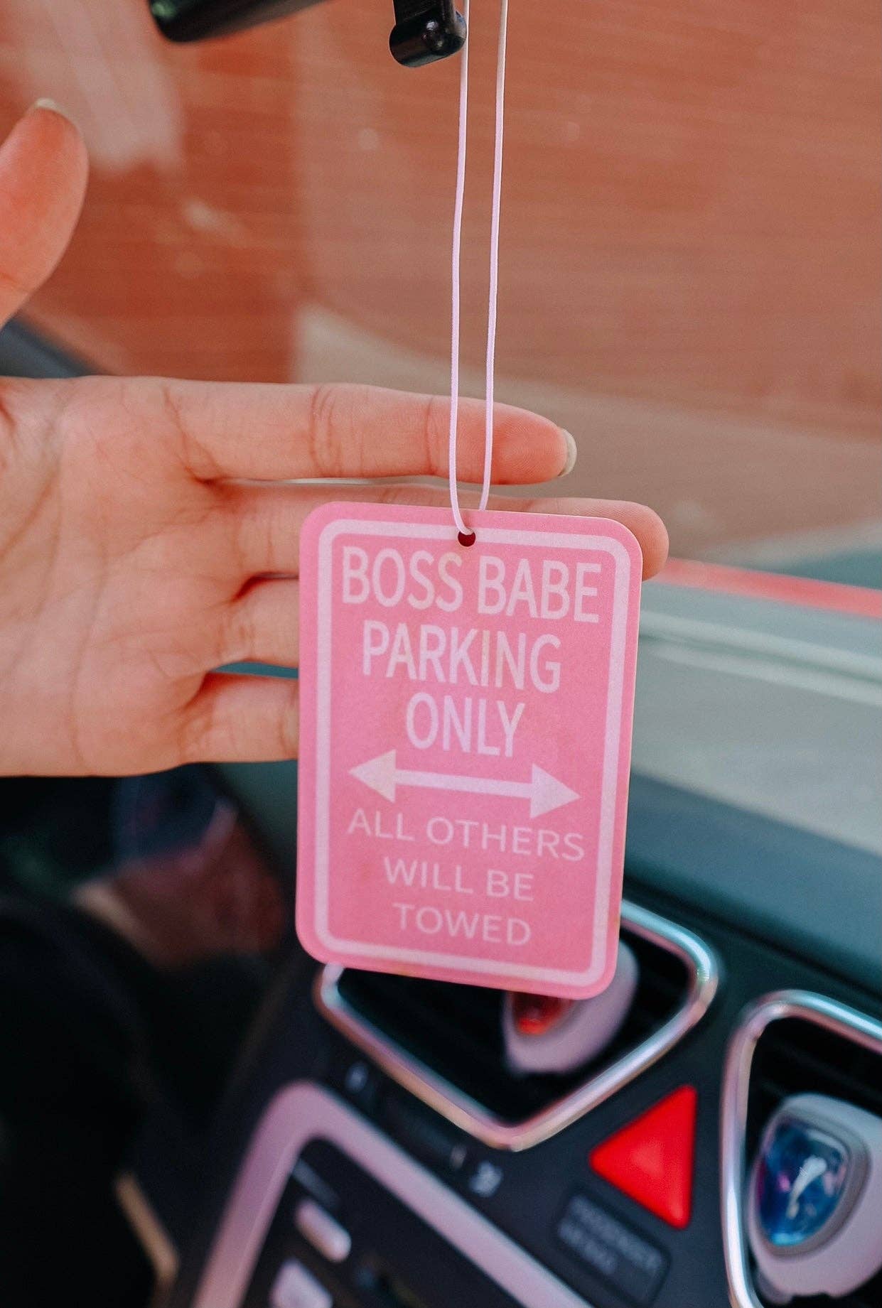 The Front Porch Label - Boss Babe Parking Air Freshener