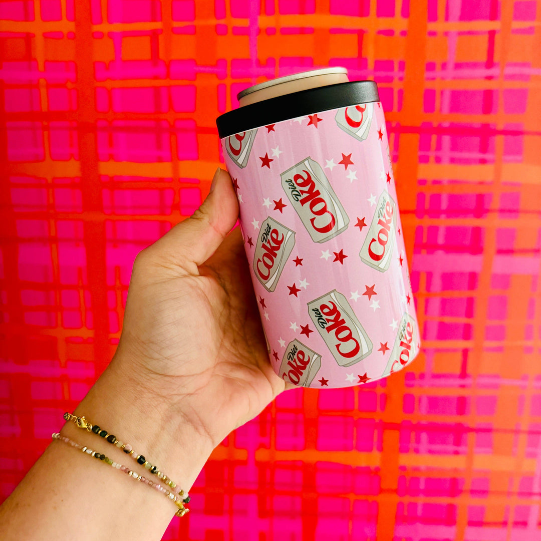 Pink Diet Coke Inspired Pattern