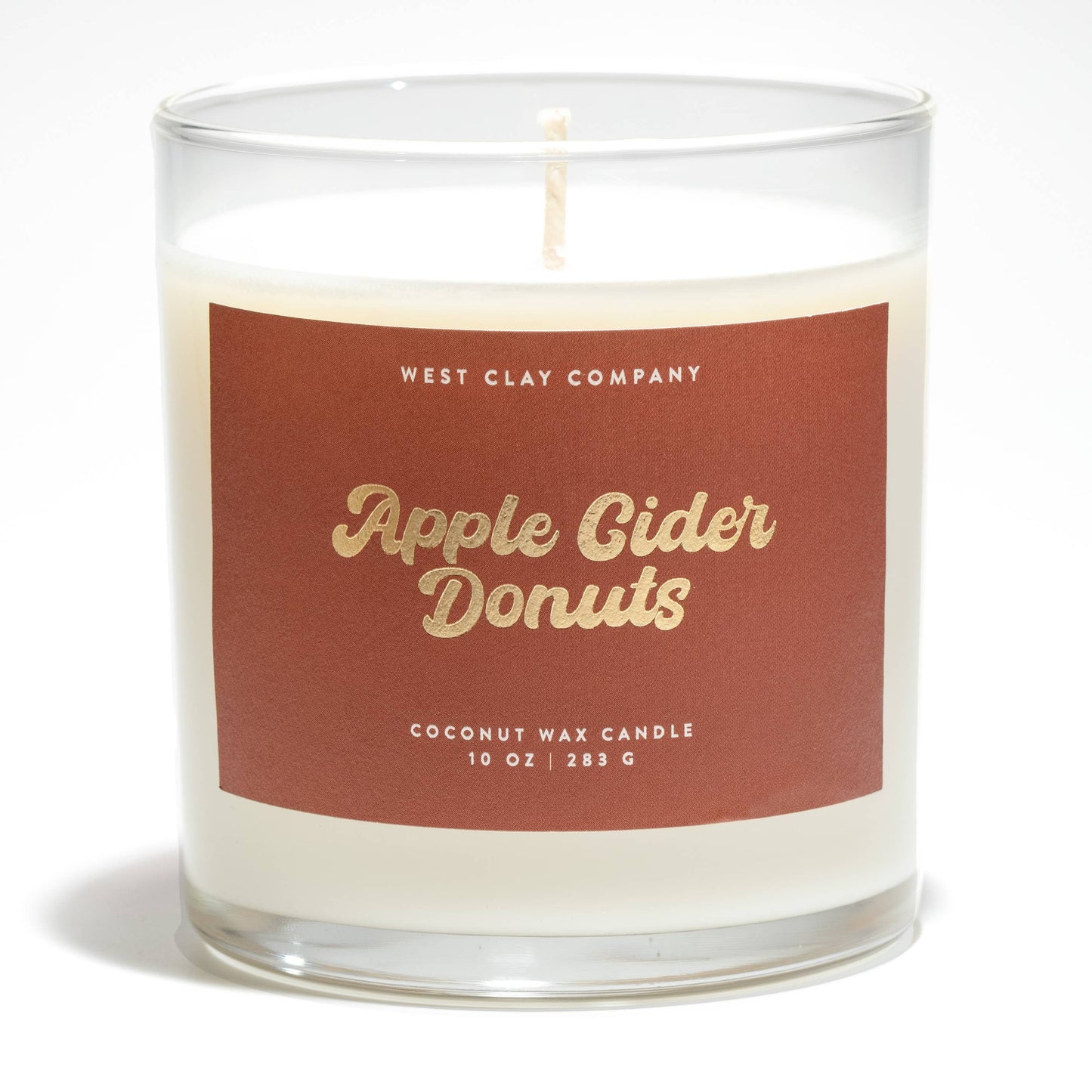 West Clay Company - Apple Cider Donuts Candle - Fall Candles 2024 NEW Scents!: Box