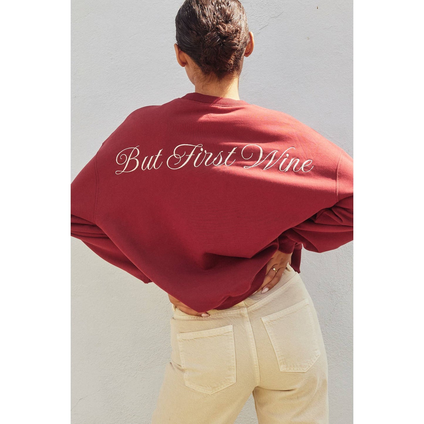 Portofino Italy Relaxed Sweatshirt: TOFFEE