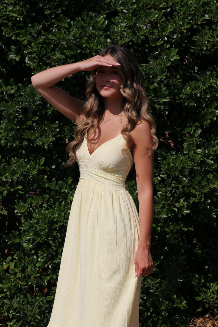 Butter Women's Ruched Long Dress