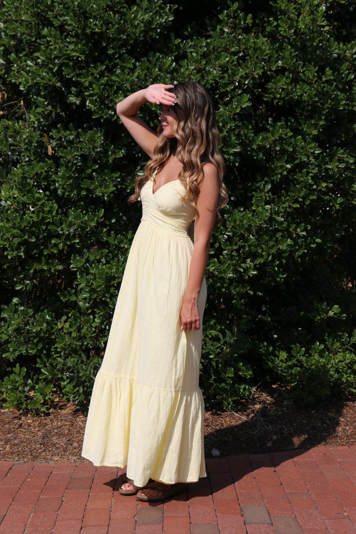 Butter Women's Ruched Long Dress