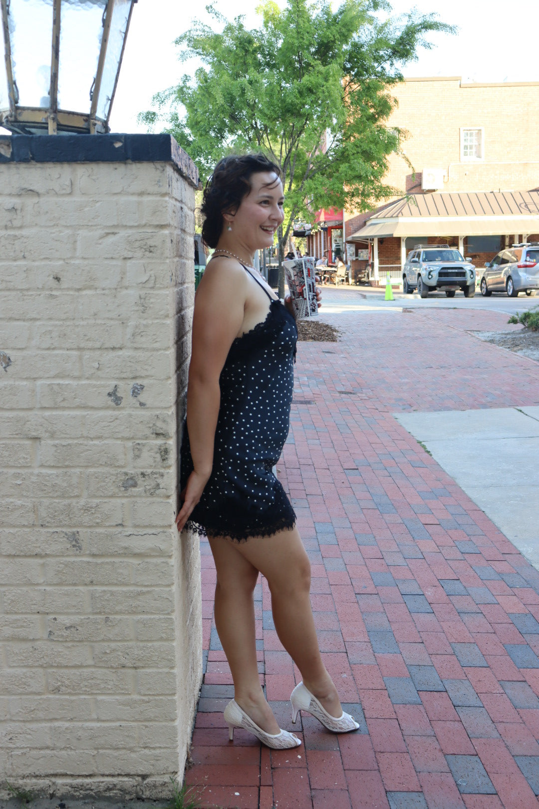 Polka Dot Mini Dress