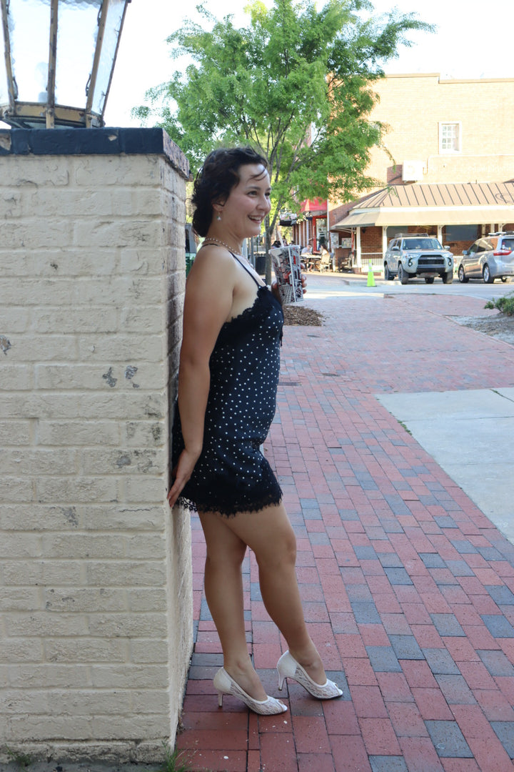 Polka Dot Mini Dress