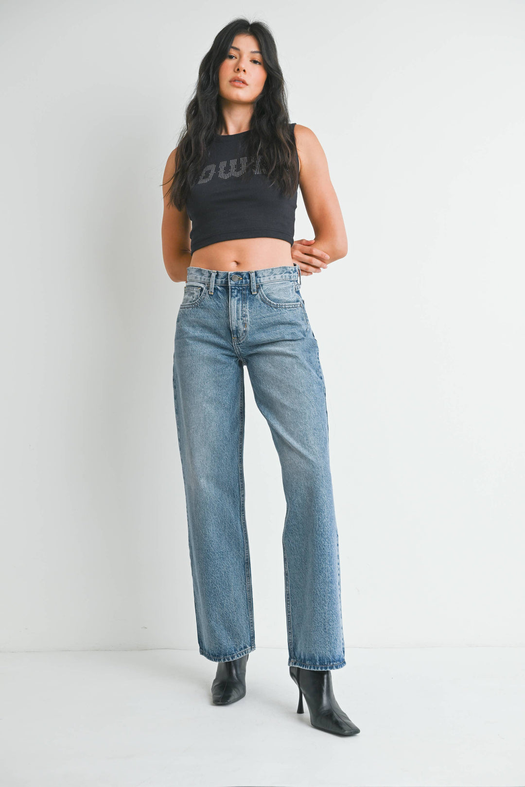 JUST BLACK DENIM - Relaxed Straight