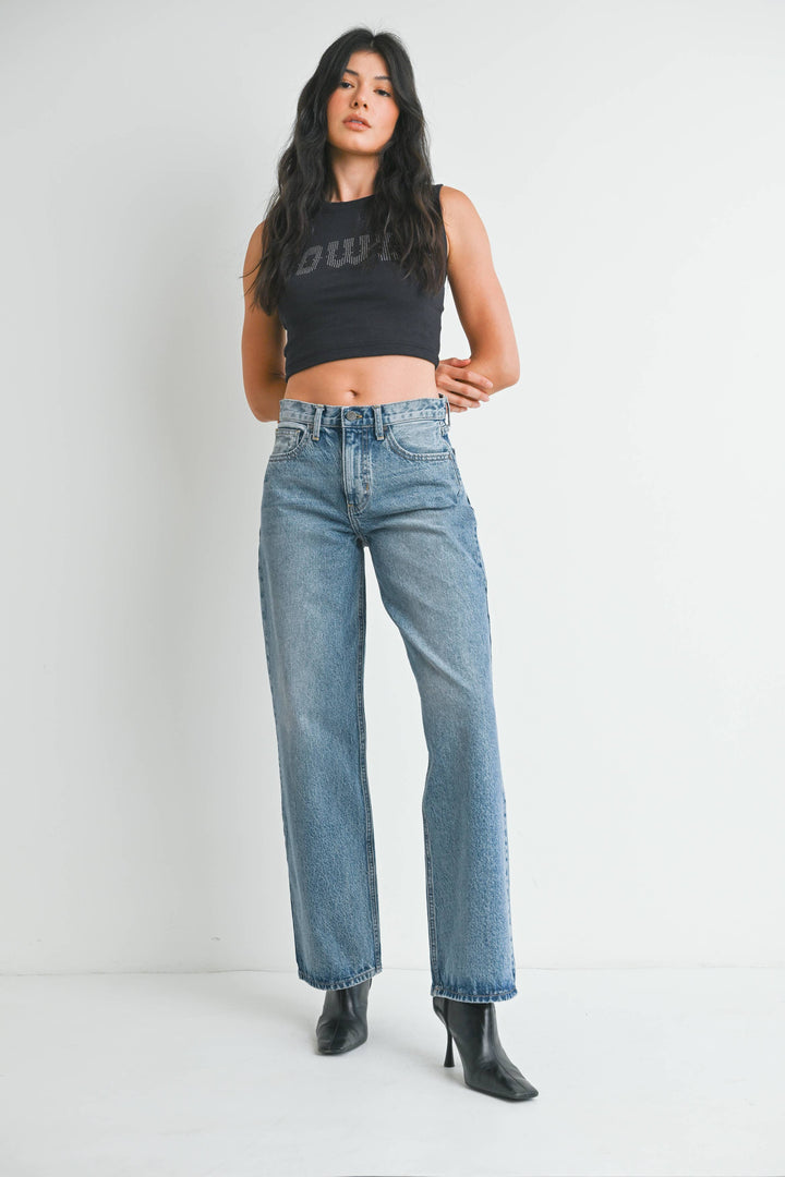 JUST BLACK DENIM - Relaxed Straight
