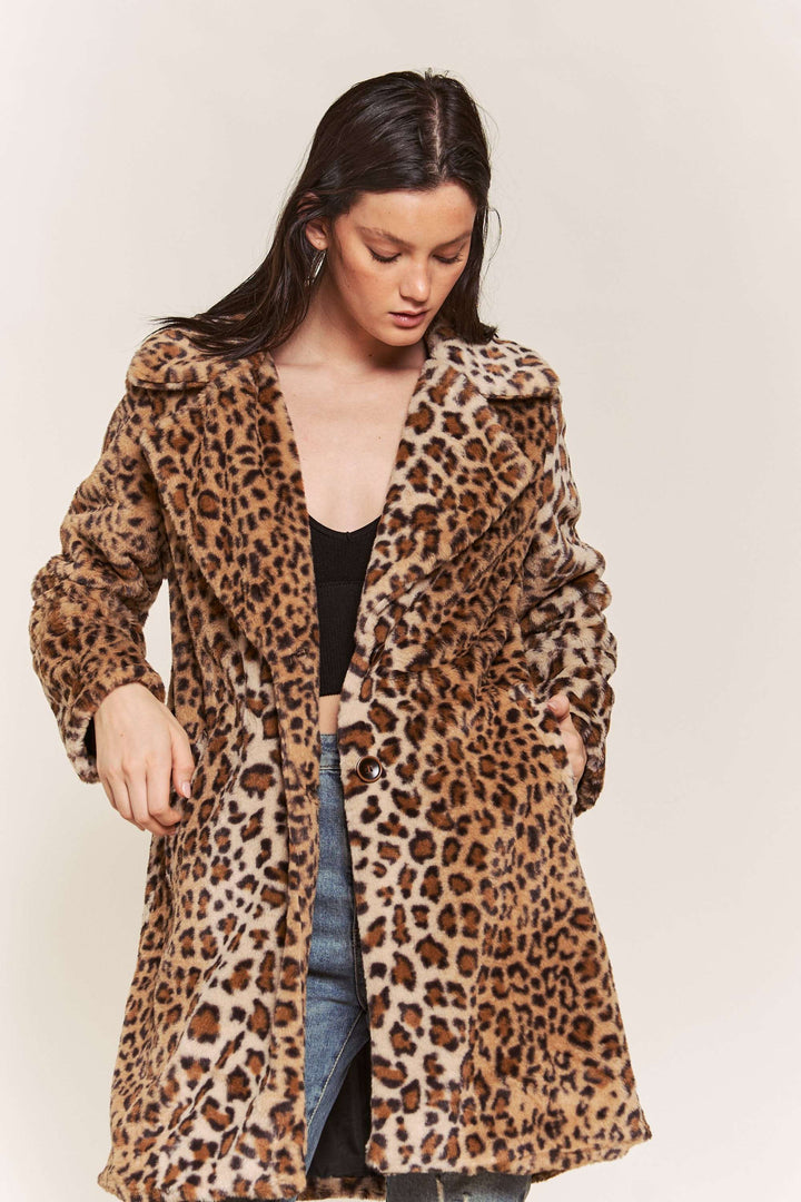 LEOPARD FAUX FUR