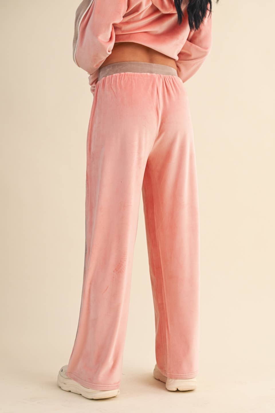 Velour Tracksuit Side Stripe - JACKET