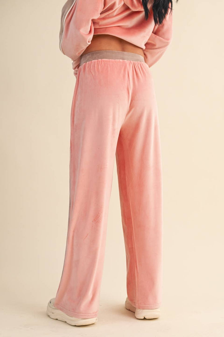 Velour Tracksuit Side Stripe - JACKET