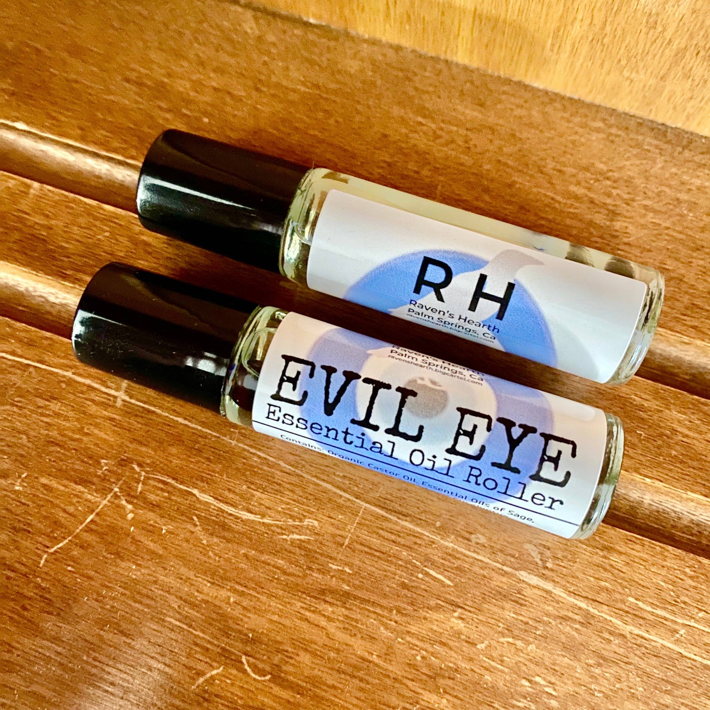 Raven’s Hearth - Evil Eye Perfume Roller | Spruce & Lavender | Protection